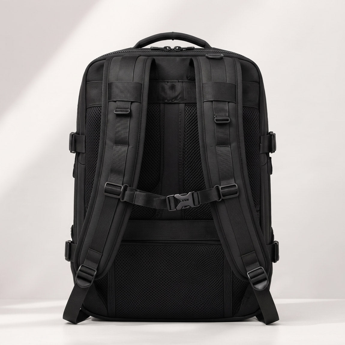 Back panel and harness